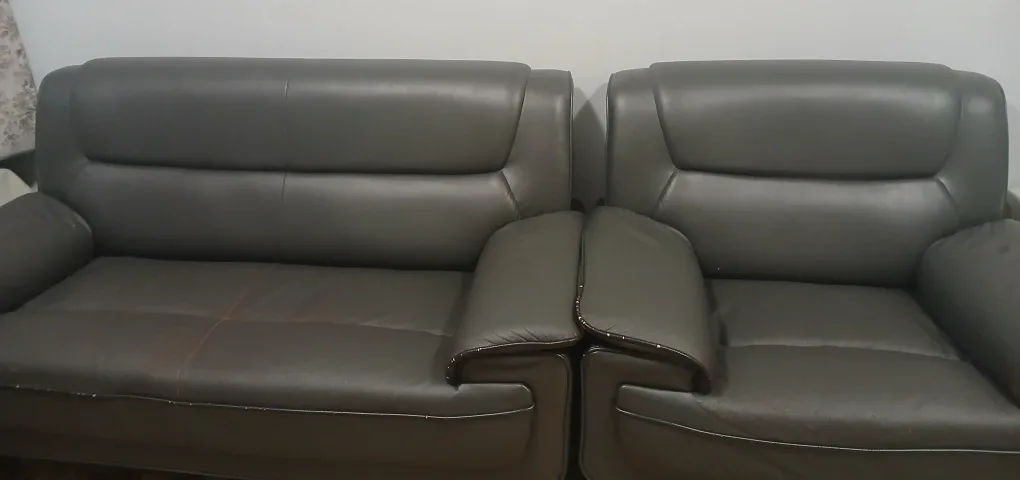 Leather Sofa Set - Gently Used