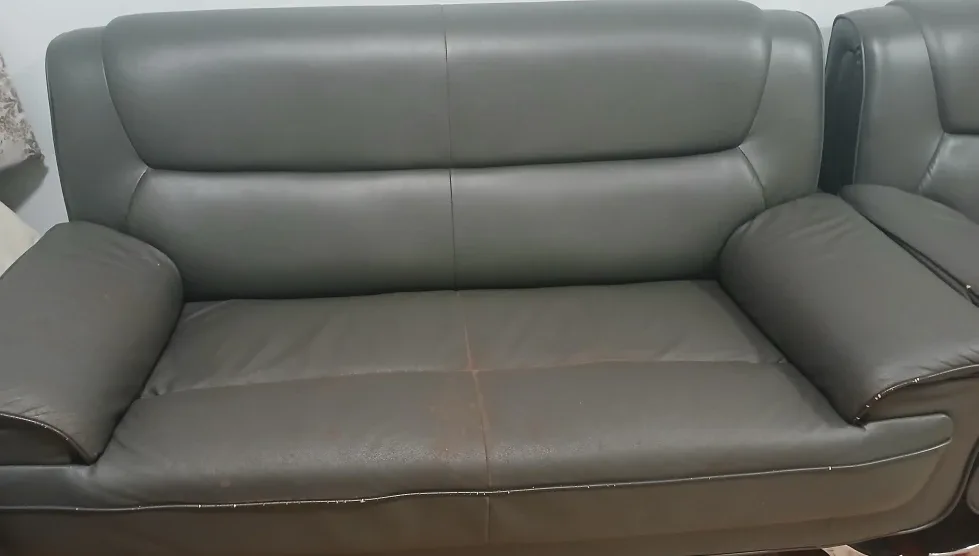 Leather Sofa Set - Gently Used image indicator(2)
