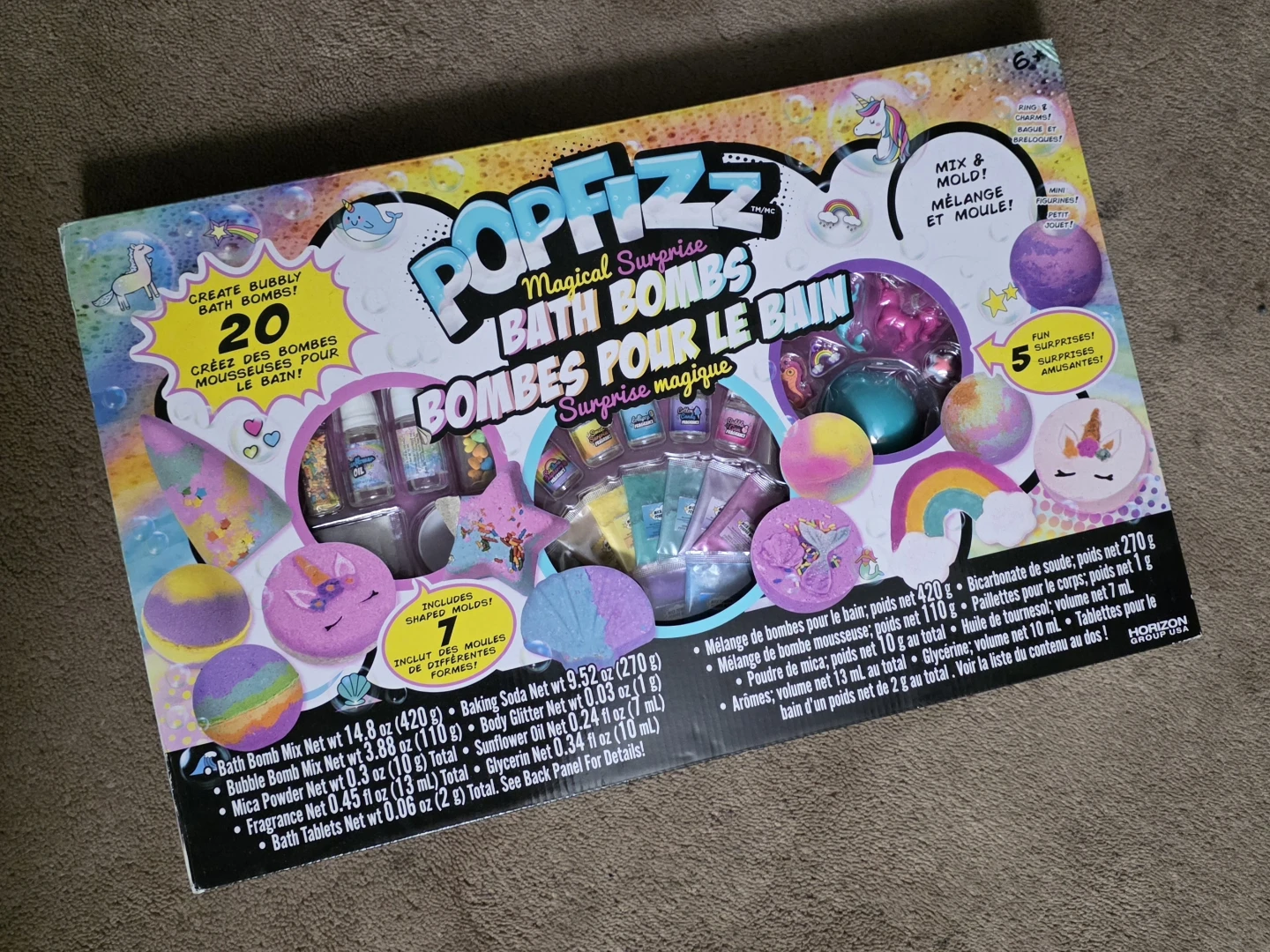 PopFizz Magical Surprise Bath Bombs Kit