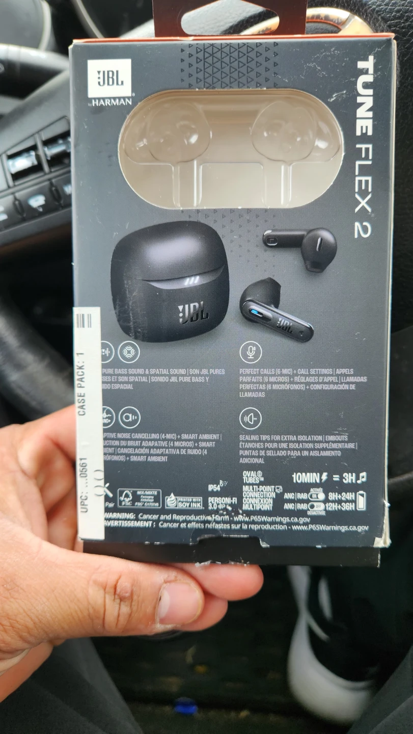 New JBL Tune Flex 2 Black Earbuds - photo 4