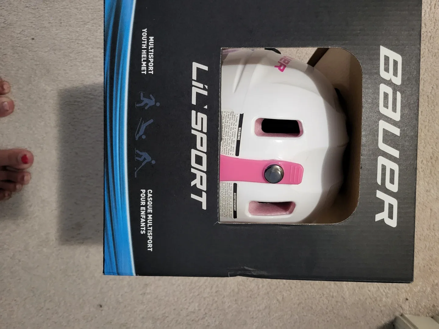 Bauer Lil Sport Youth Helmet Combo - New in Box!