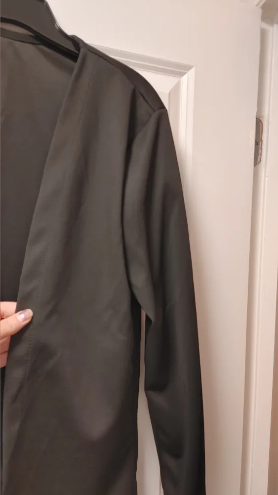 Black Open Front Cardigan size Medium image indicator(5)