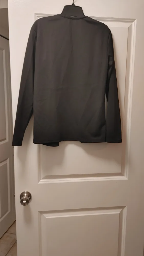 Black Open Front Cardigan size Medium image indicator(6)