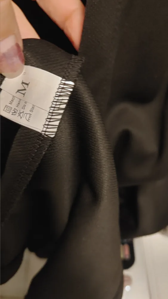 Black Open Front Cardigan size Medium image indicator(7)