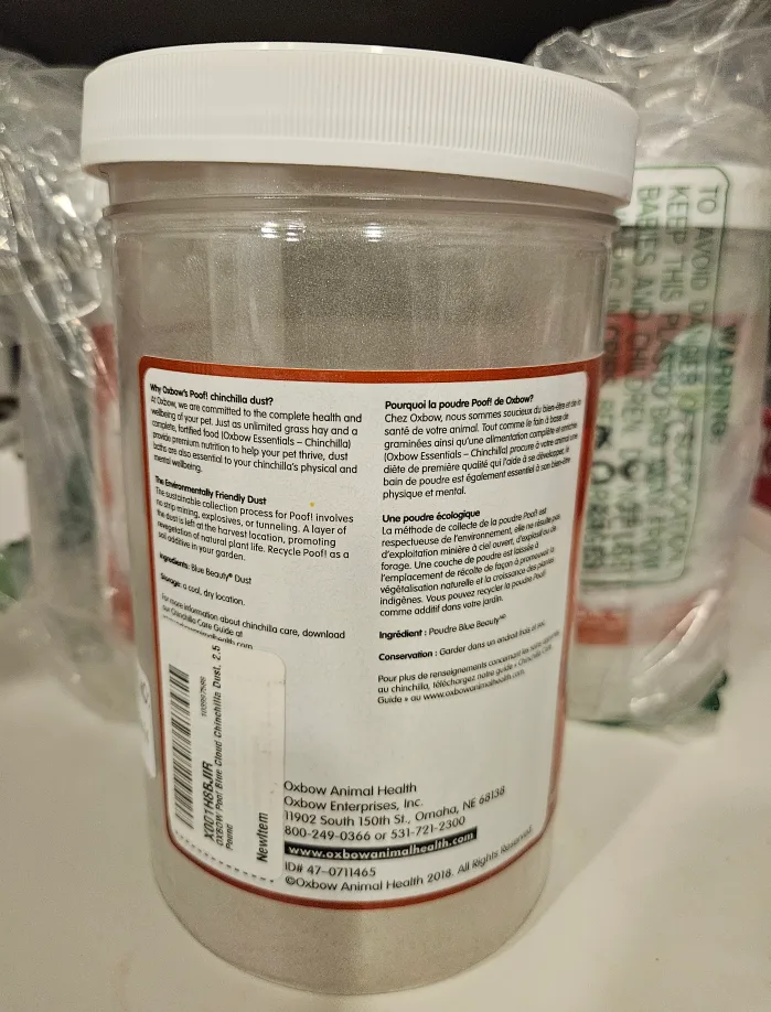 Oxbow Poof! Chinchilla Dust Bath 2.5 lb image indicator(2)