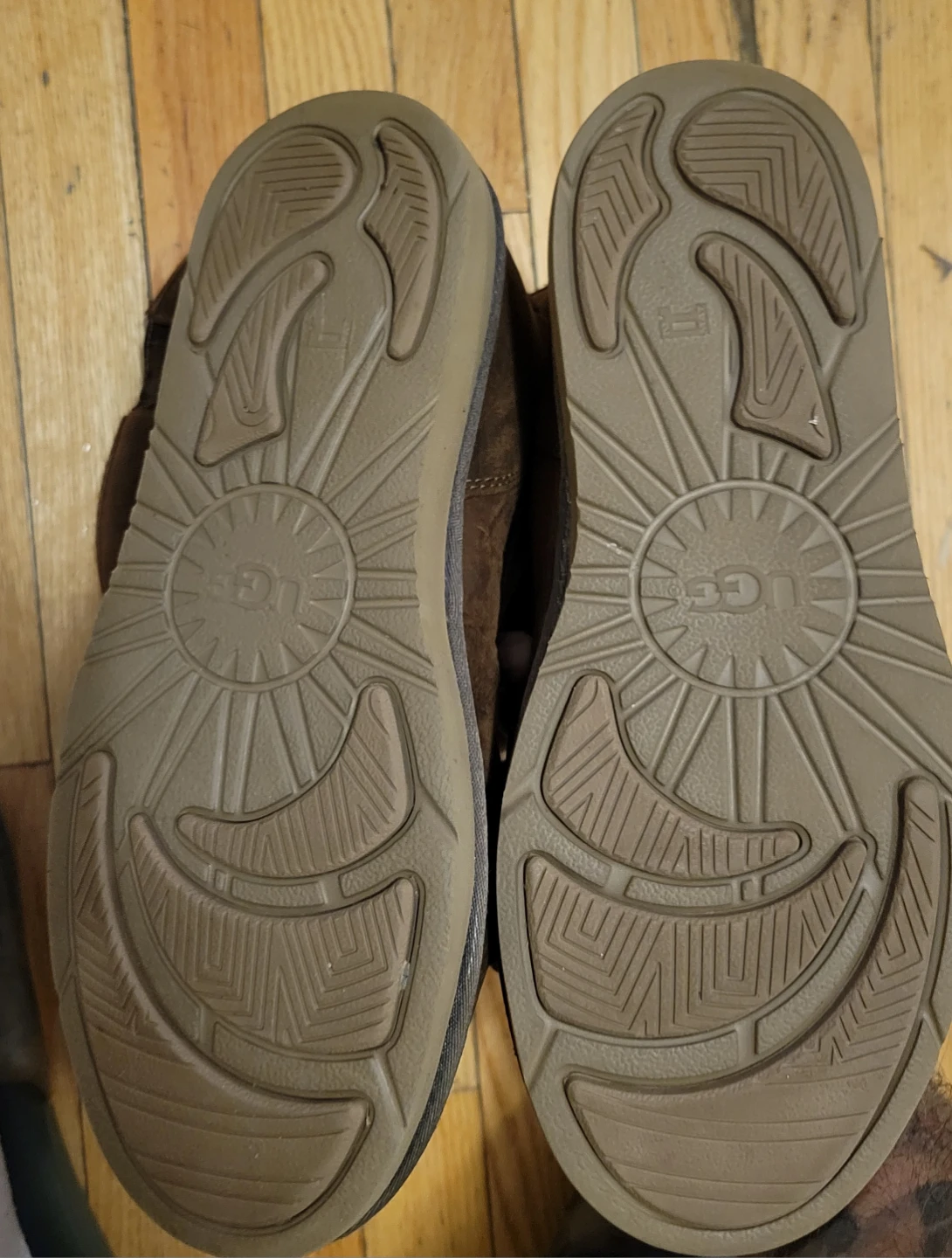 UGG Brown Leather Boots size 11 - photo 3