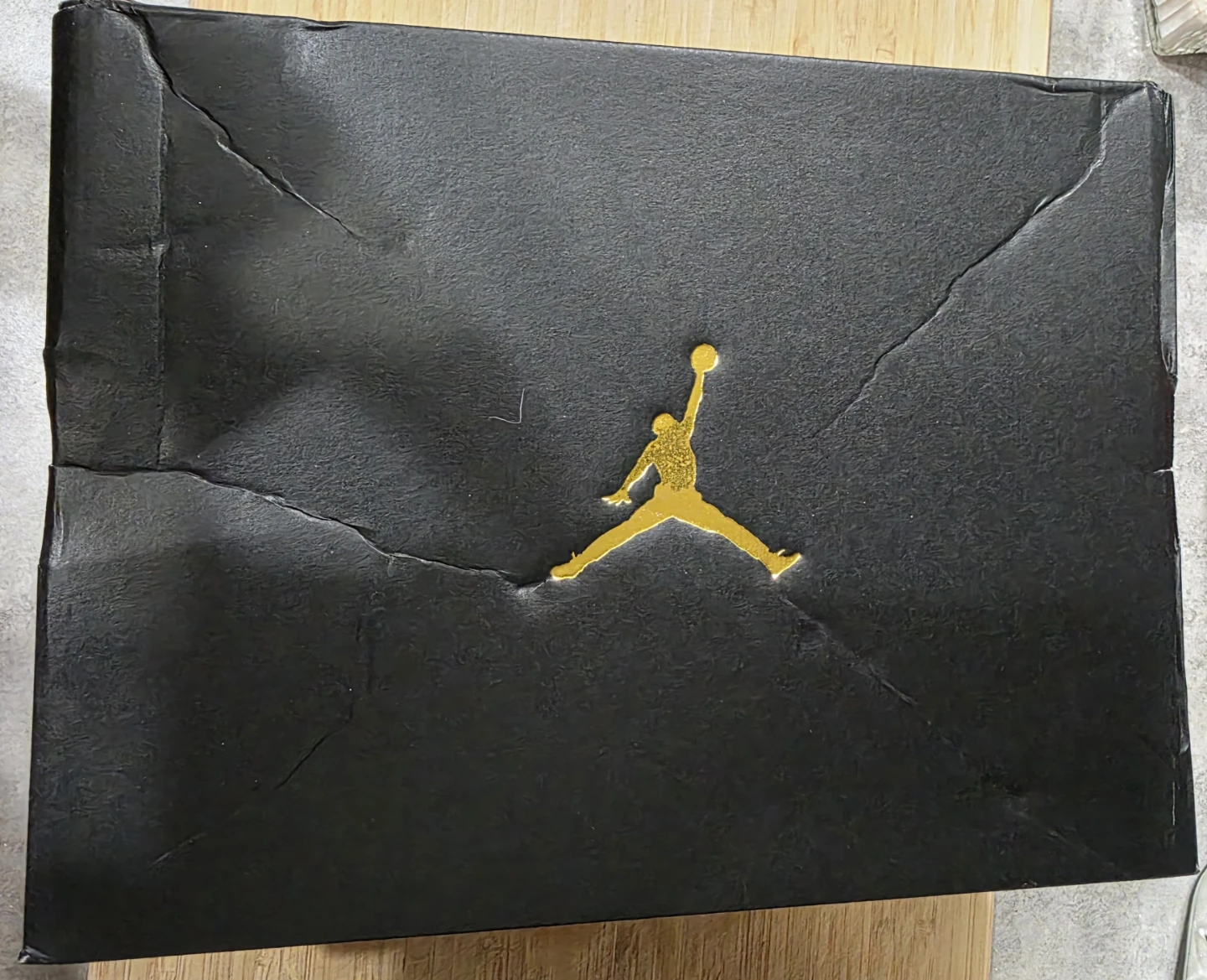 Jordan 1 Retro High OG (PS) Black/Medium Grey - Size 12c - photo 3