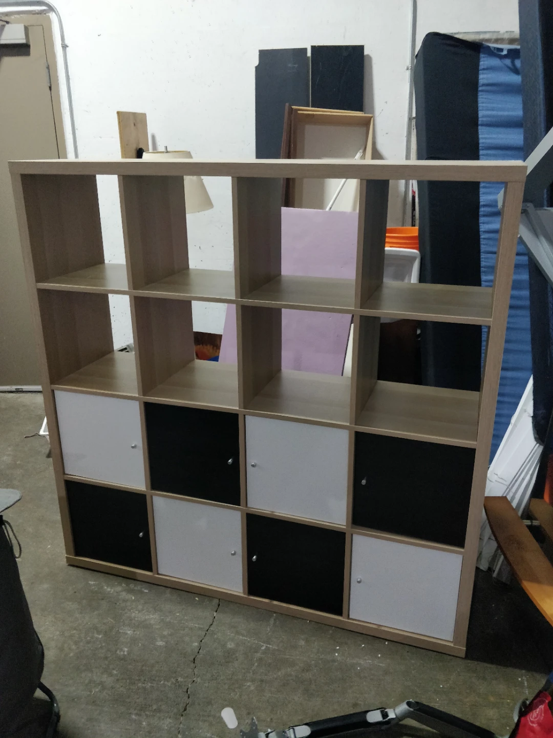 Ikea kallax with doors