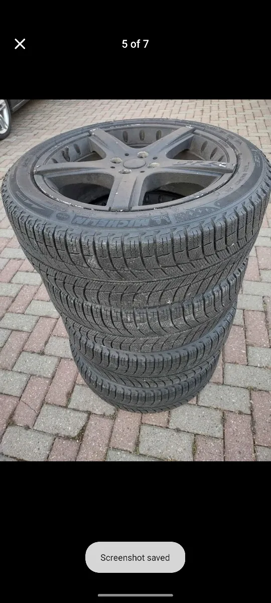 #cleanout Rims with winter tires for Honda civic 2001-2005 image indicator(4)