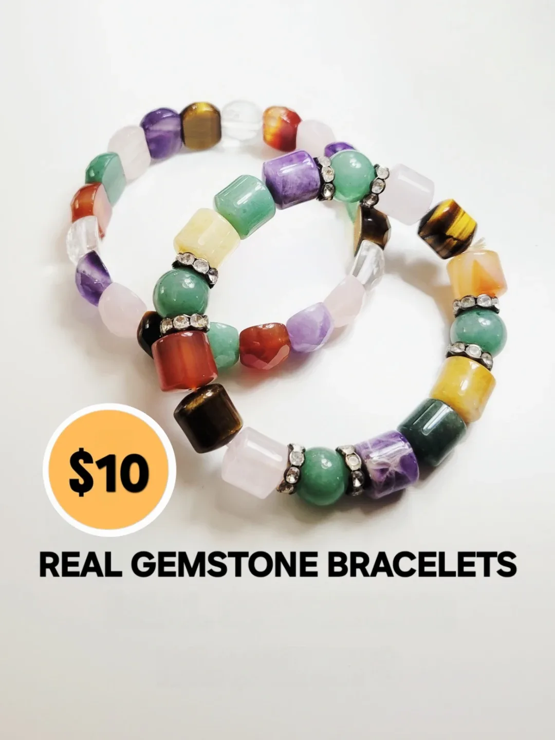 Real Gemstone Bracelets