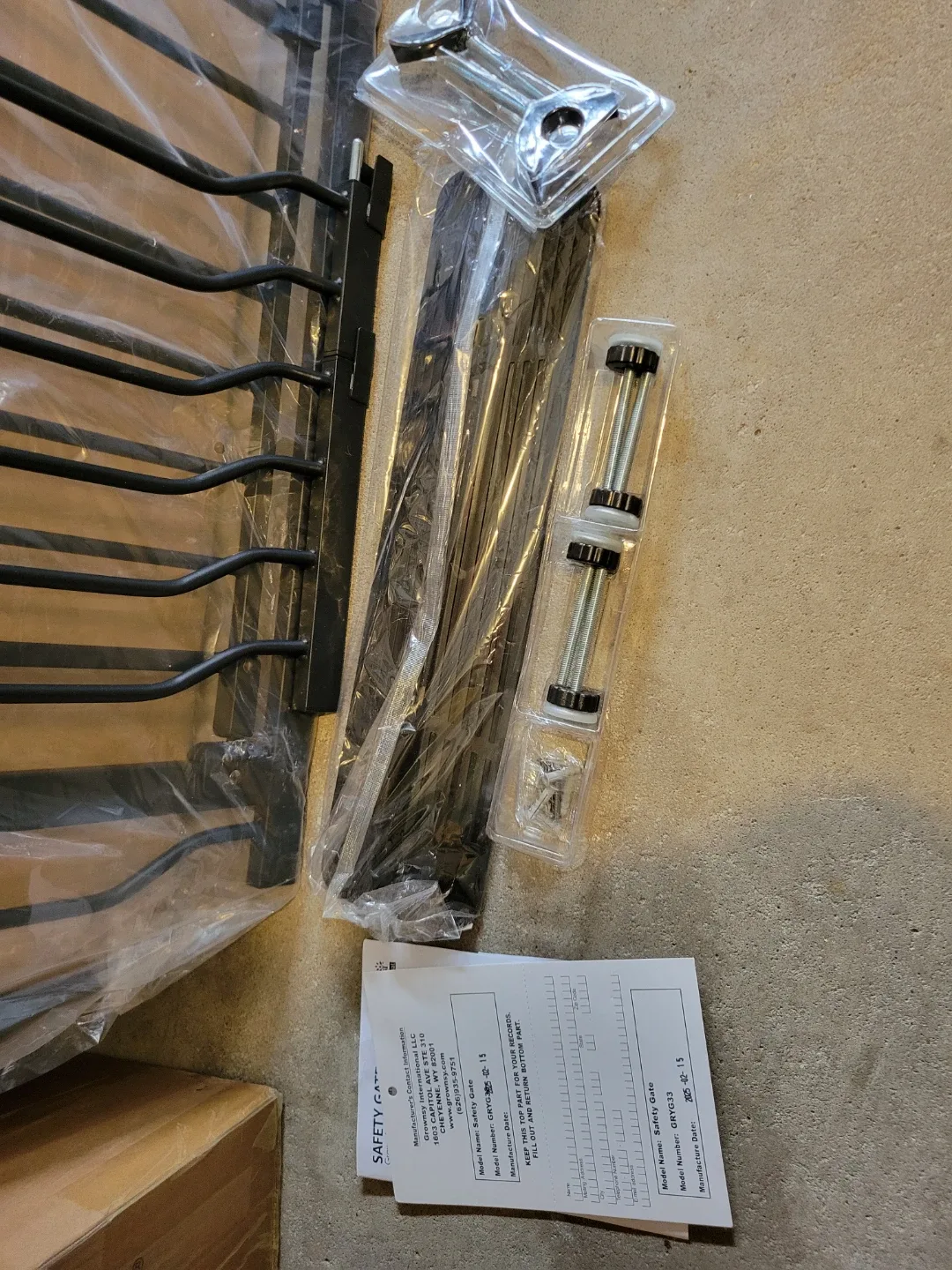 Baby Gate for Stairs, 30.5"-48.4" new image indicator(7)