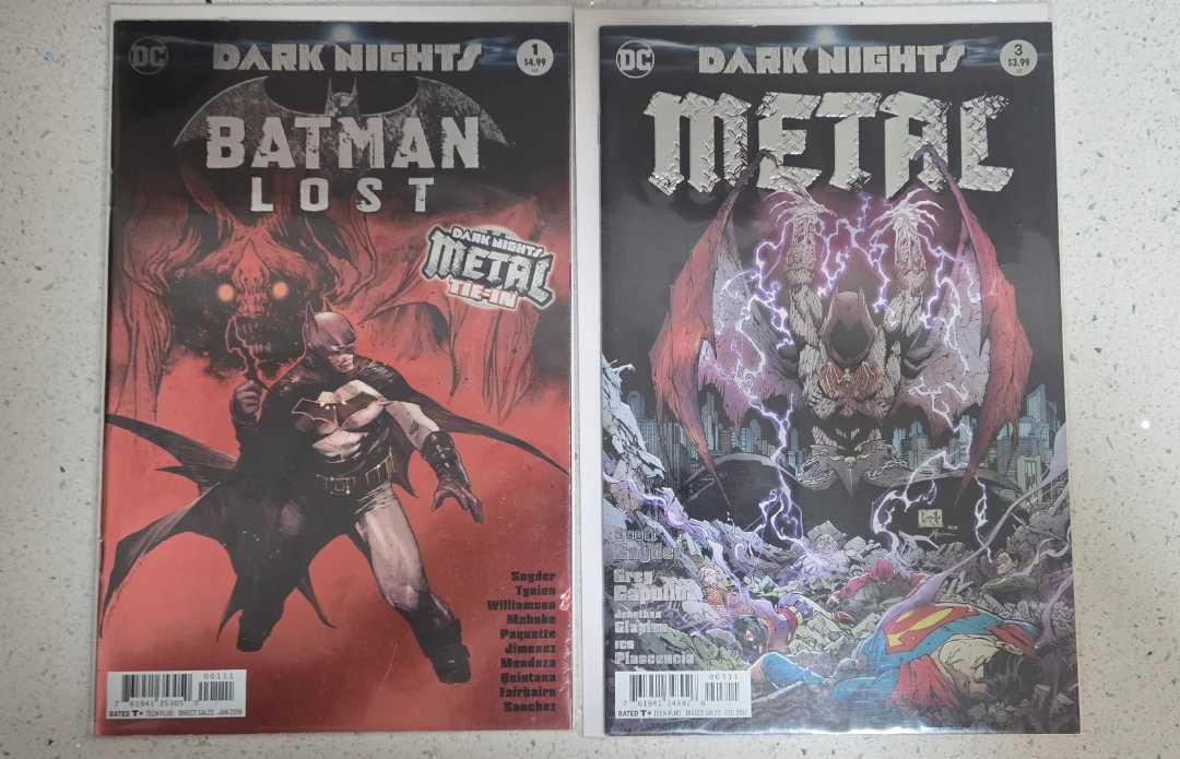 DC Dark Nights Batman Lost & Metal Comics