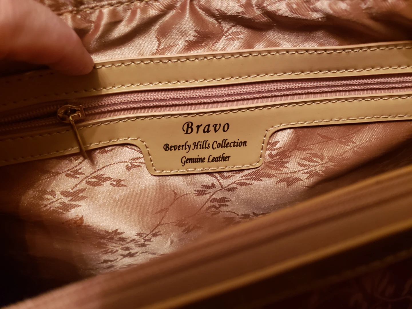 Bravo Beverly Hills Yellow Leather Handbag - photo 4