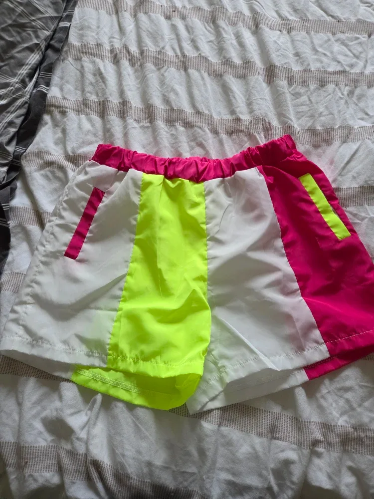 Neon Pink & Yellow Two-Piece Set Size Large #Cleanout image indicator(3)
