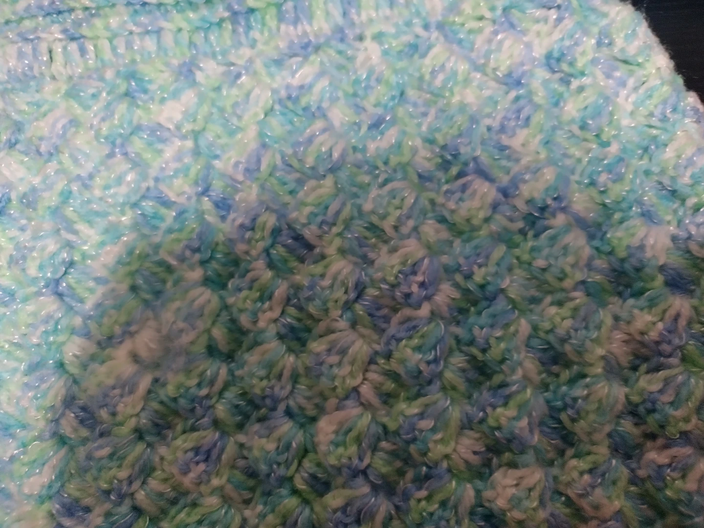 Handmade Baby Sweater - Blue/White - photo 3