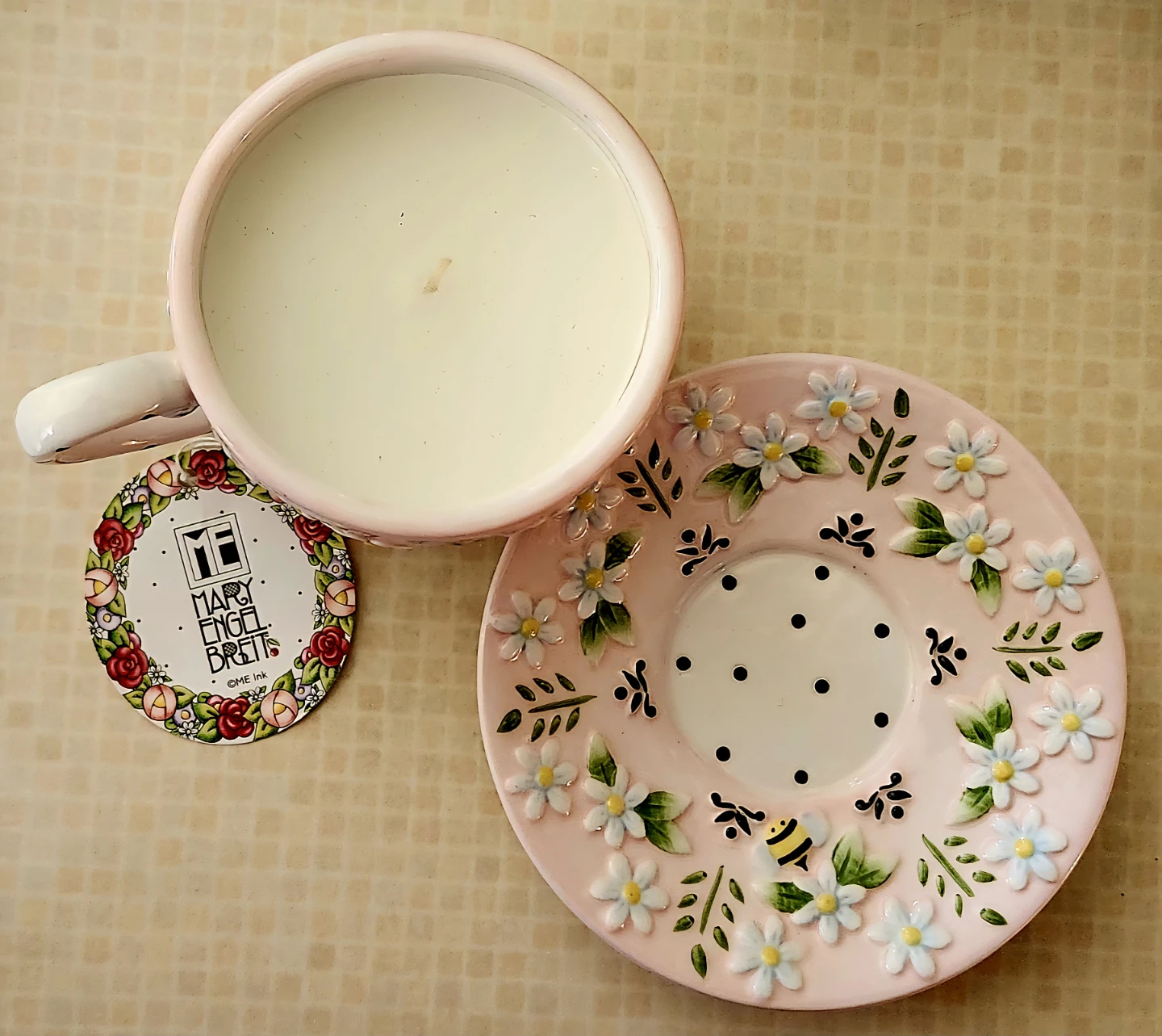 Mary Engelbreit 'Innocence Daisy' Mini Tea Cup & Saucer - photo 3