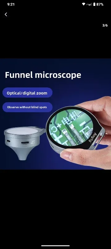 BNIB !!! Magic Loupe Real Digital Microscope