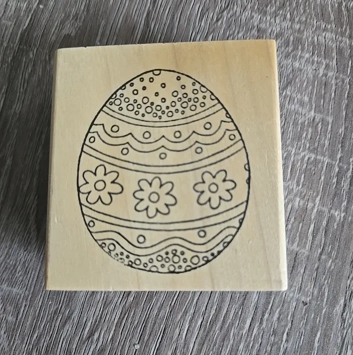 Easter Egg & Bunny Rubber Stamps
