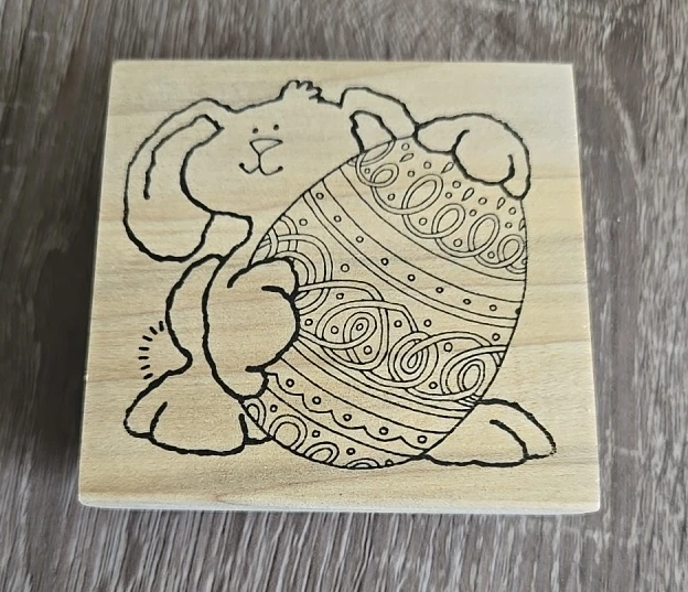 Easter Egg & Bunny Rubber Stamps - photo 2