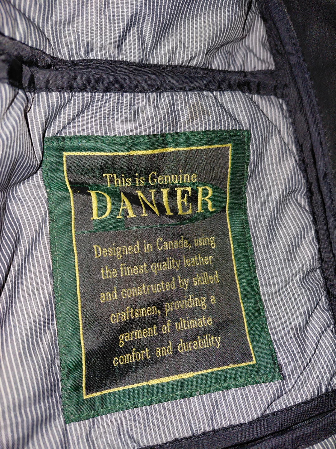 Danier Canada Leather Jacket Size 34 - photo 3