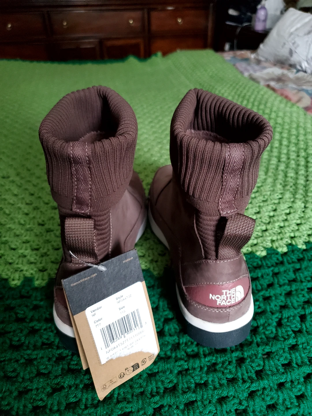 New The North Face Sierra Knit WP Boots Size 11