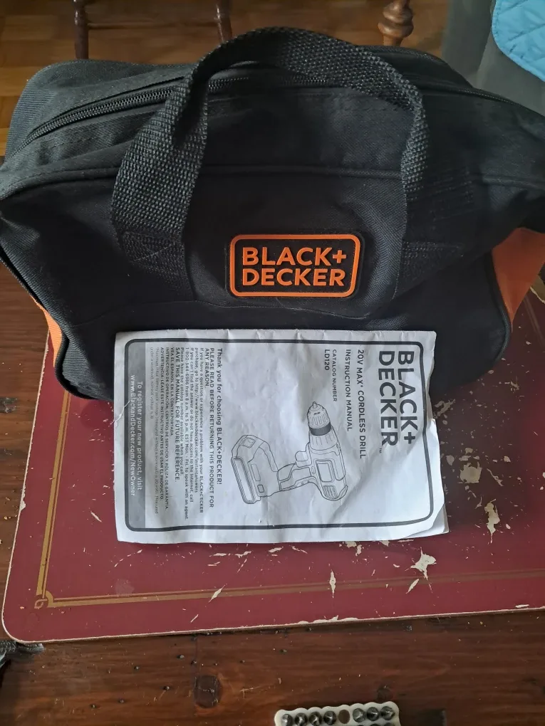 Black+Decker 20V MAX Cordless Drill Kit