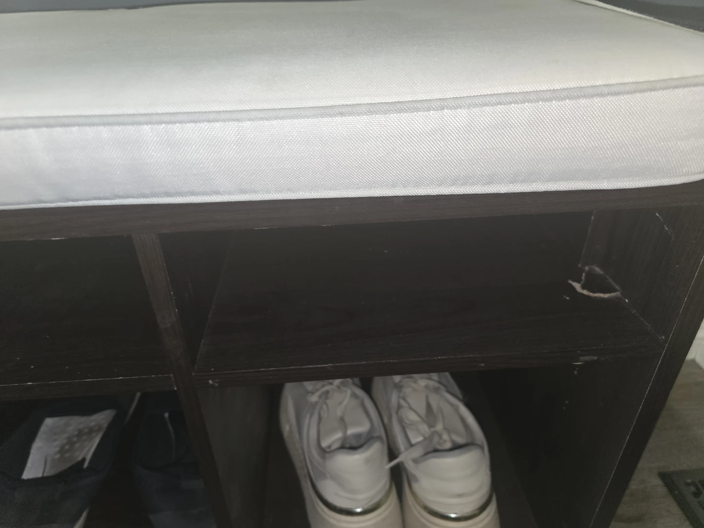 Shoe Rack Bench with Cushion - photo 3