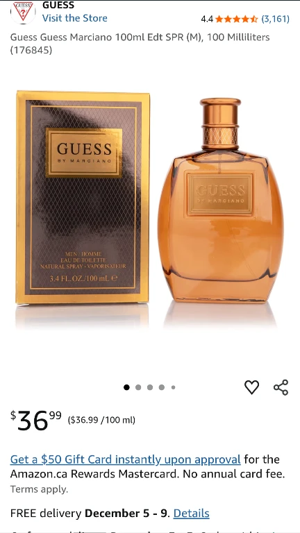 Guess by Marciano Men's Eau de Toilette 100ml #Cleanout - photo 3