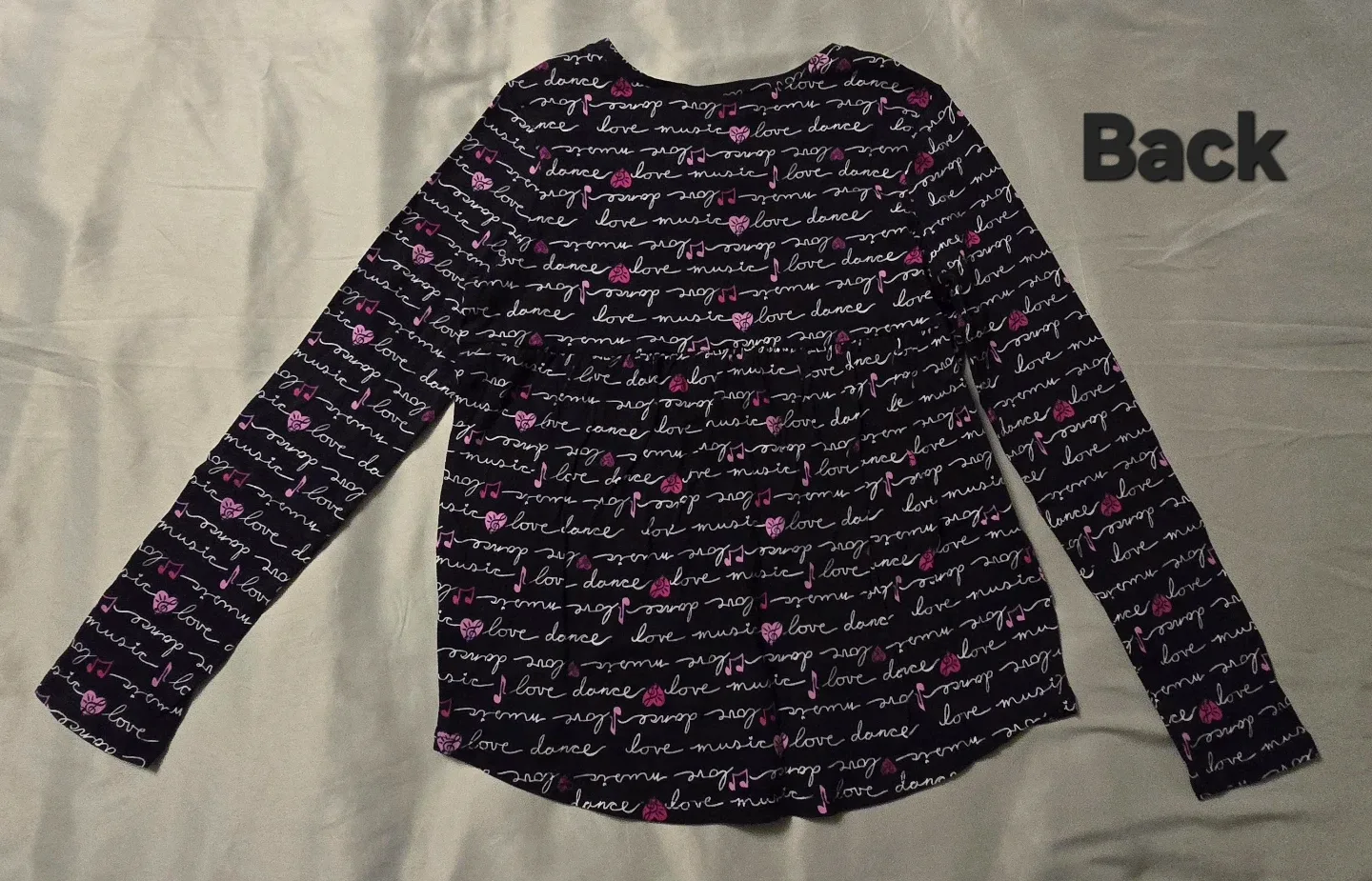 NEW! Gymboree Girls Long Sleeve Top! Size 10 -12 image indicator(3)