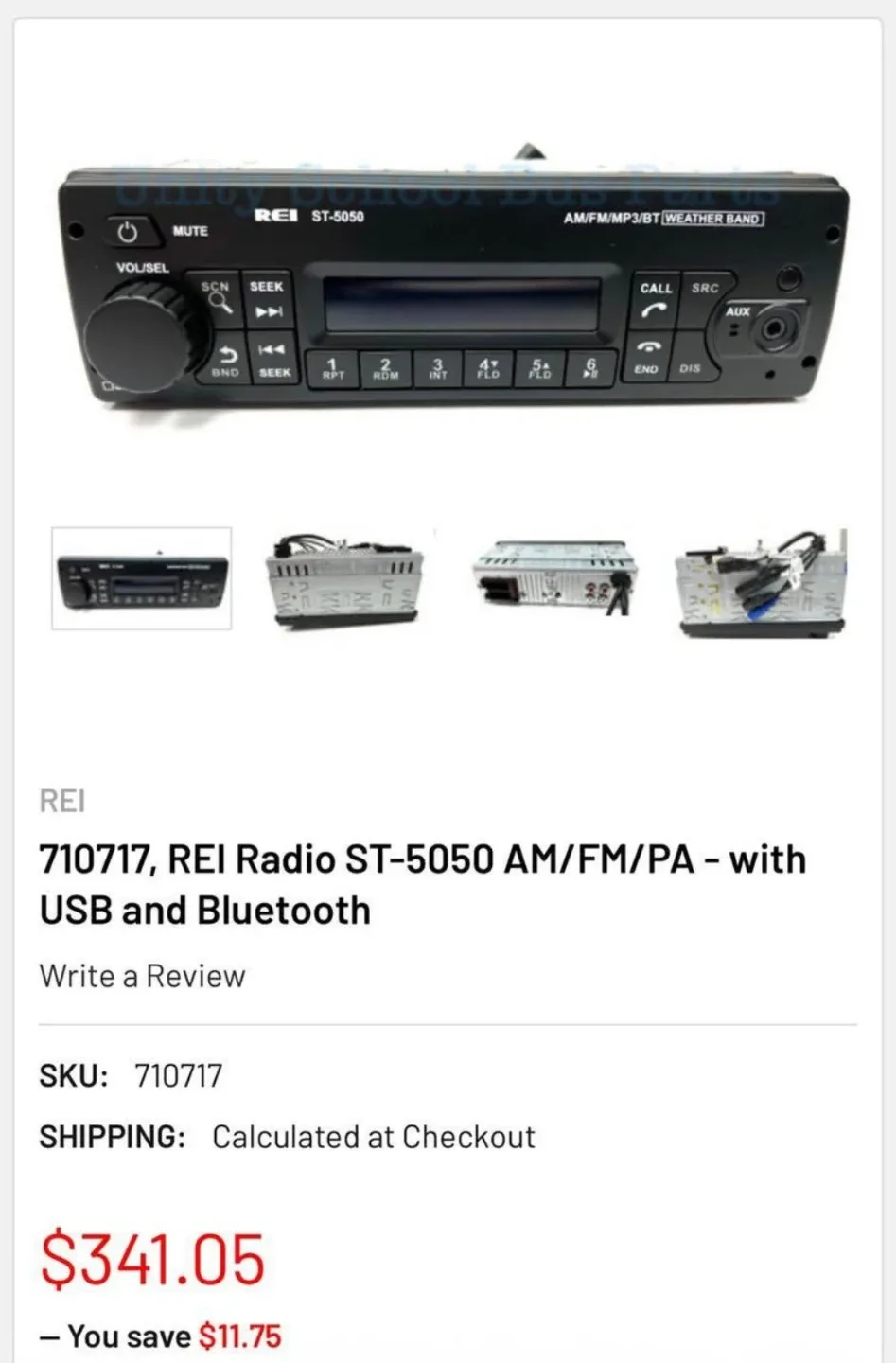 REI ST-5050 Digital Roof Mount Radio image indicator(2)