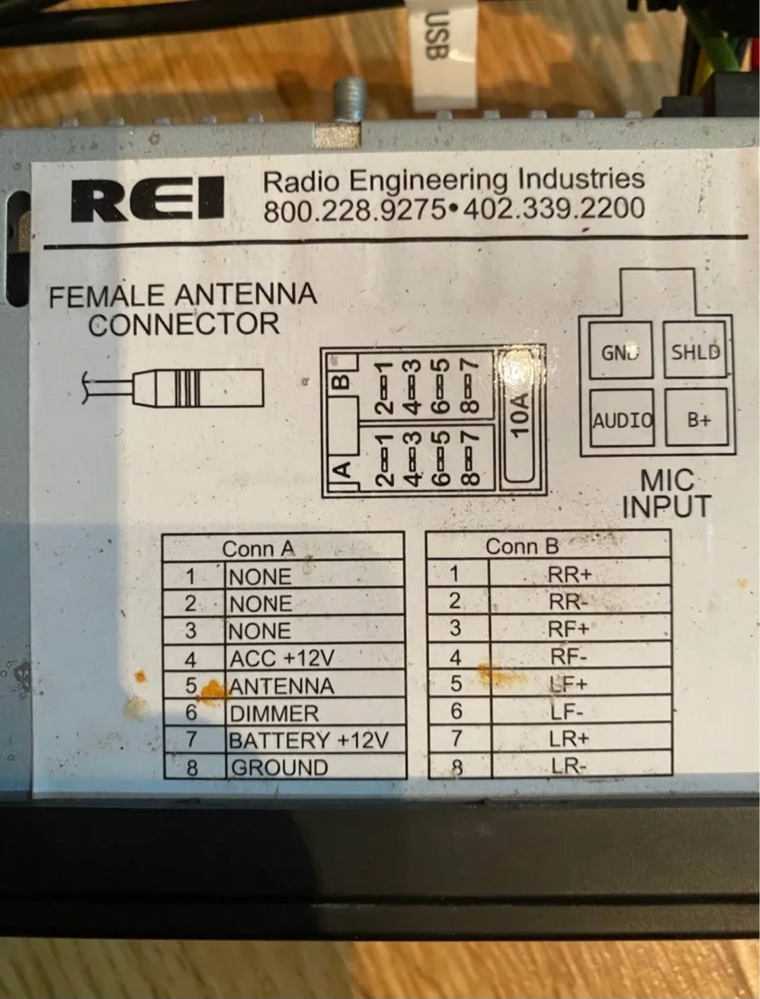 REI ST-5050 Digital Roof Mount Radio image indicator(5)