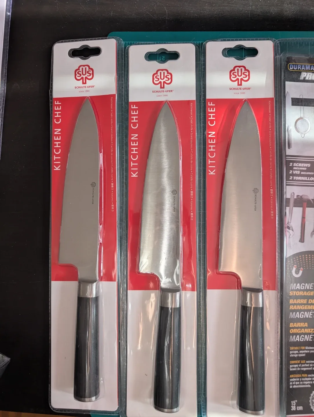 Schulte-Ufer Kitchen Chef Knife & Magnetic Knife Holders image indicator(4)