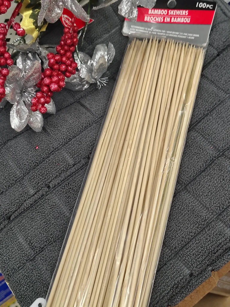 ♻️ Sustainability star #Cleanout Bamboo Skewers - 100 Pieces
