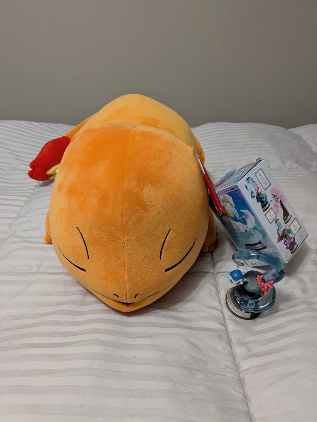 Charmander Plush & Piplup Figure