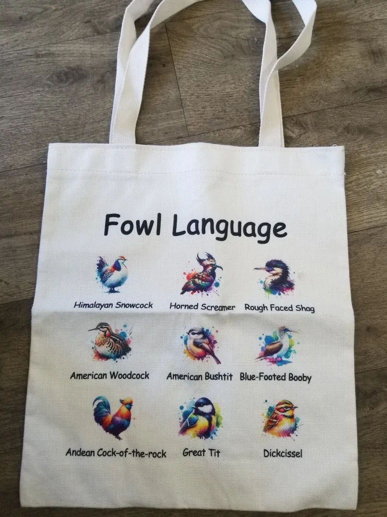 Fowl Language Tote Bag