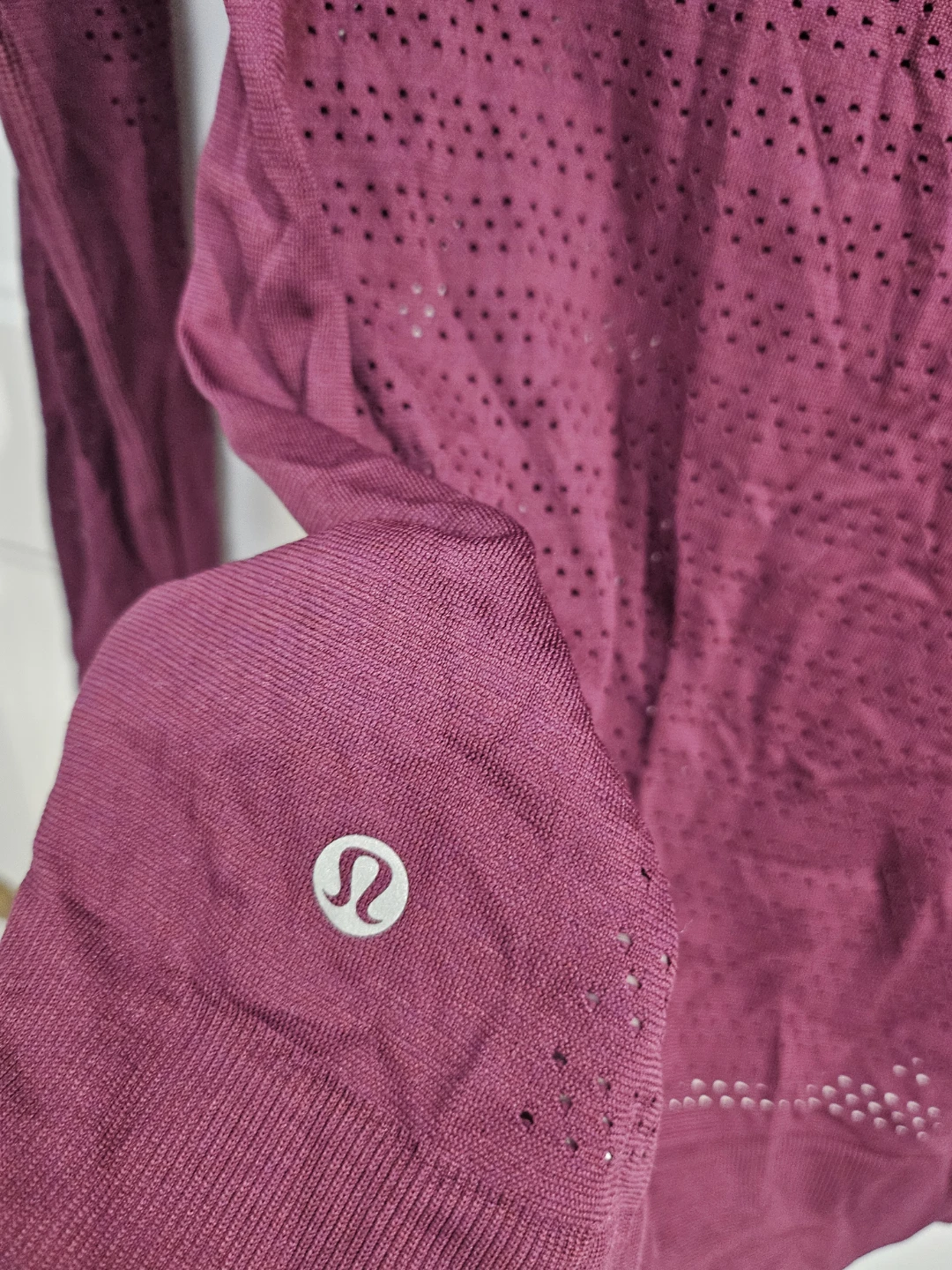 Chandail manches longues Lululemon mauve - photo 4