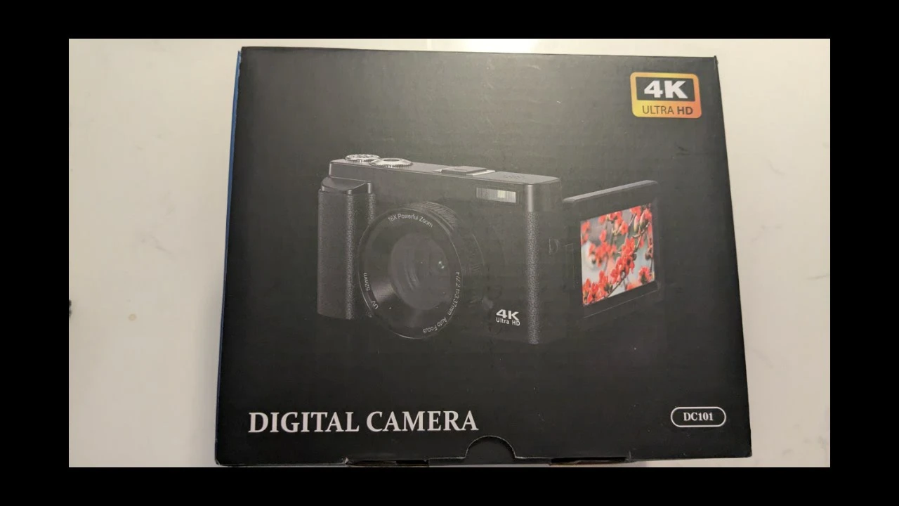 New DC101 4K Ultra HD Digital Camera