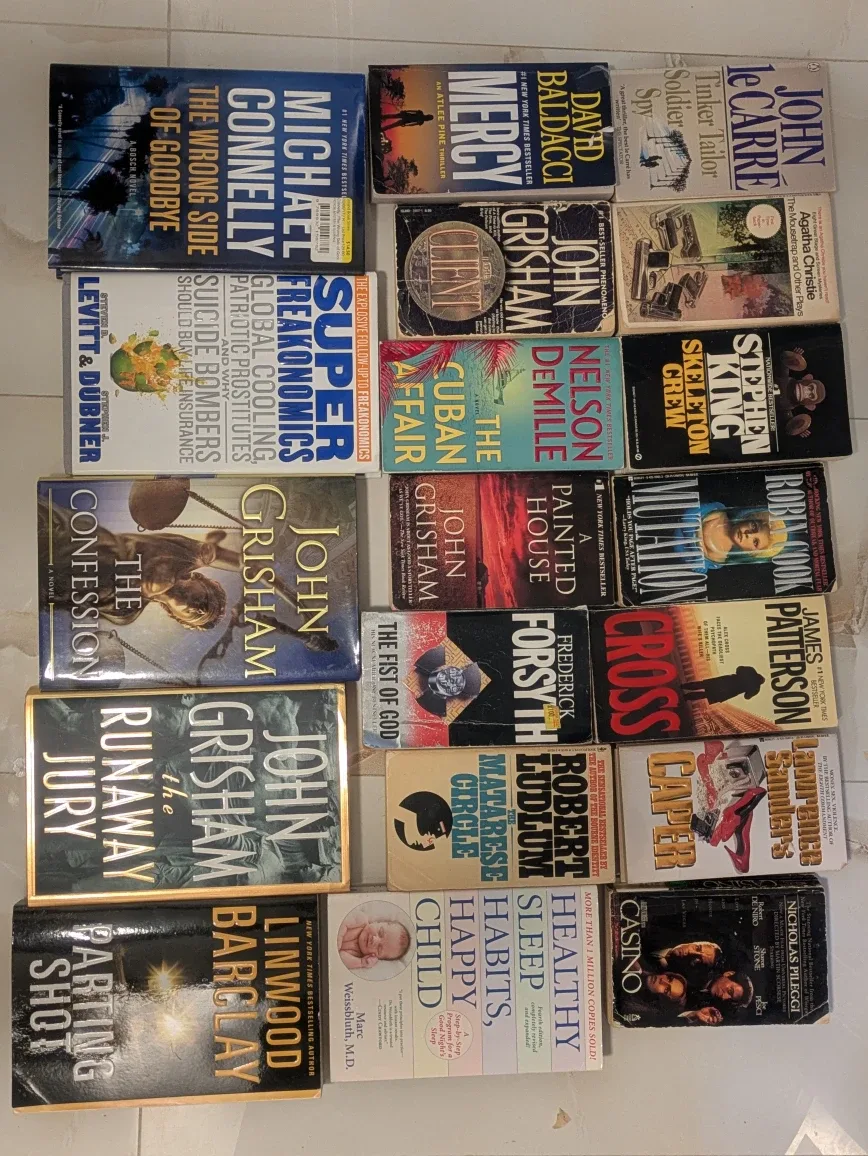 Mixed Lot of Thriller & Mystery Books