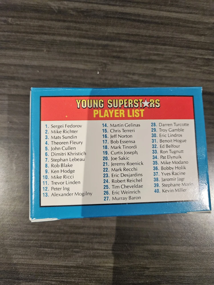 Score Young Superstars NHL Player Cards - photo 2