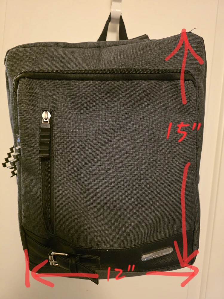 Gray Backpack 15x12 - photo 2
