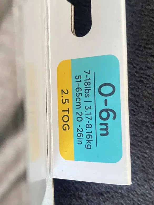 Tommee Tippee Traveltime Starsuit 0-6m - NEW image indicator(2)