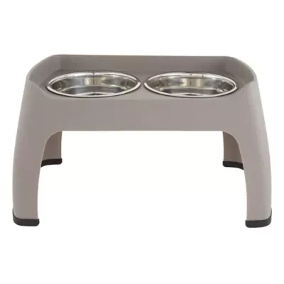 Adjustable Height Double Dog Bowl Stand #cleanout