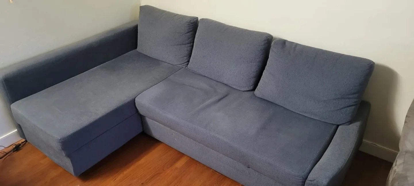 Grey Sectional Sofa with Storage
