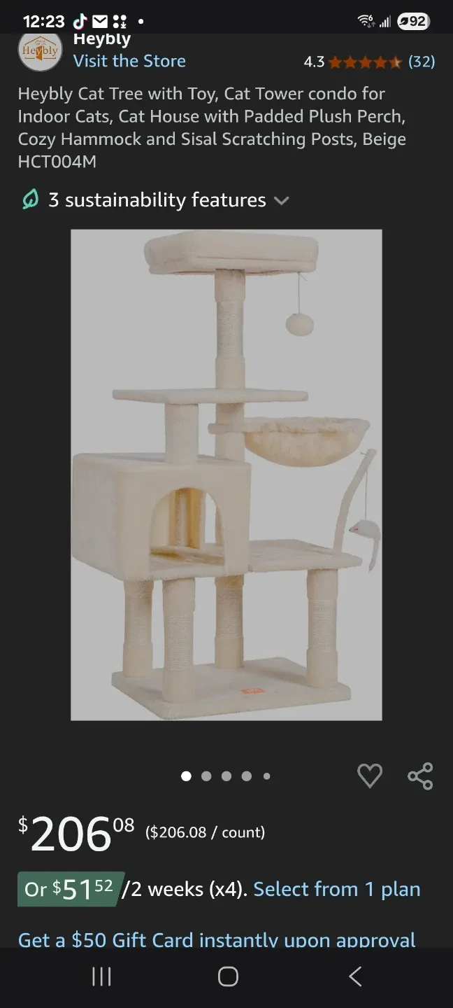 Heybly Cat Tree brand new image indicator(2)