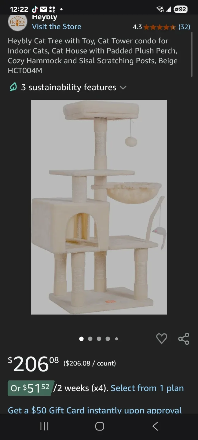 Heybly Cat Tree brand new image indicator(3)