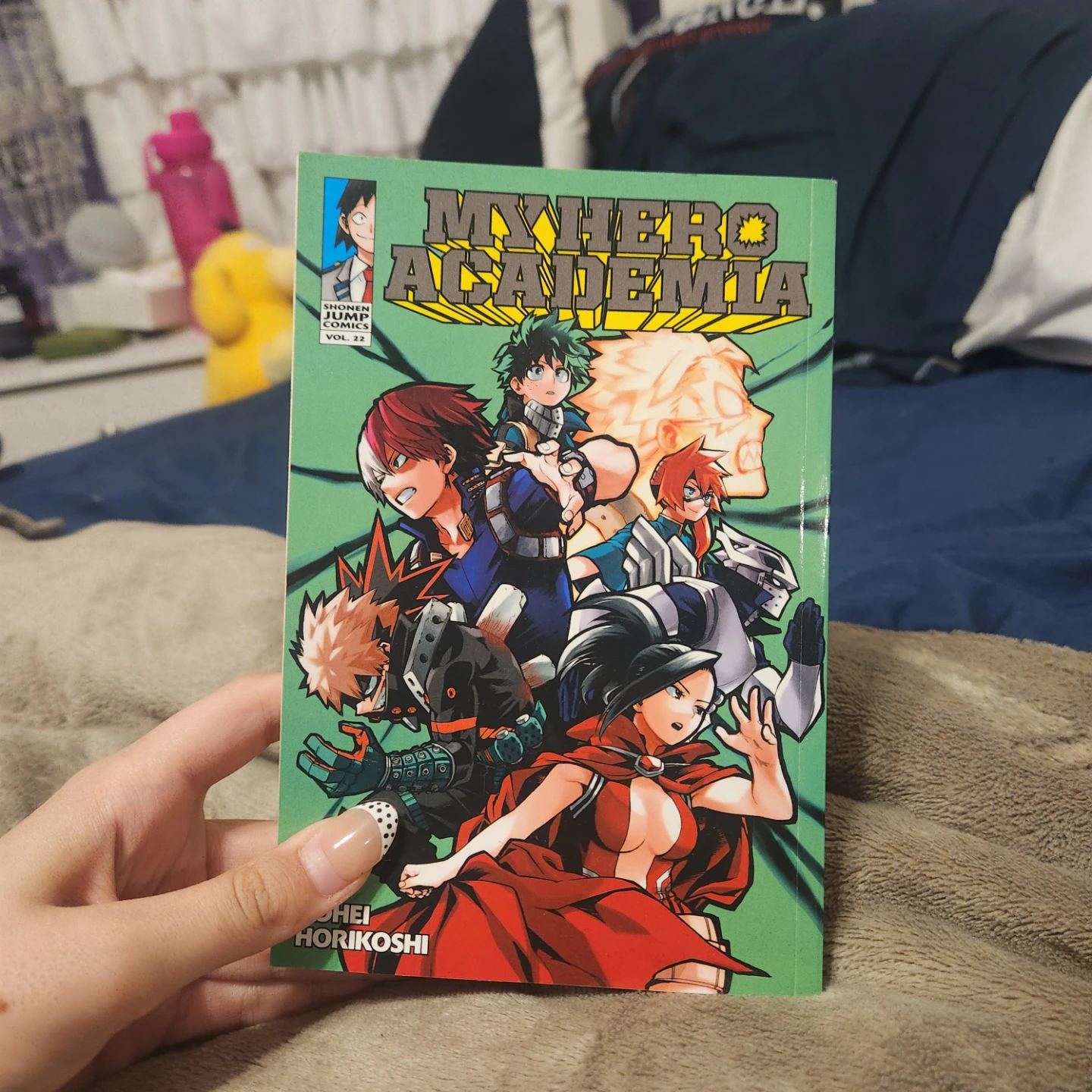 My Hero Academia Manga Volumes 16, 18, 22