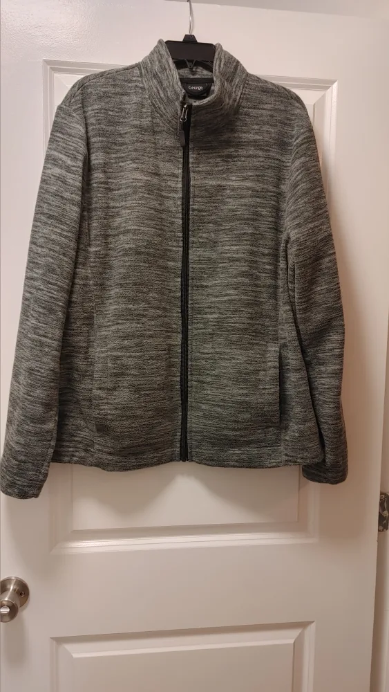 George L/G Gray Zip-Up Jacket