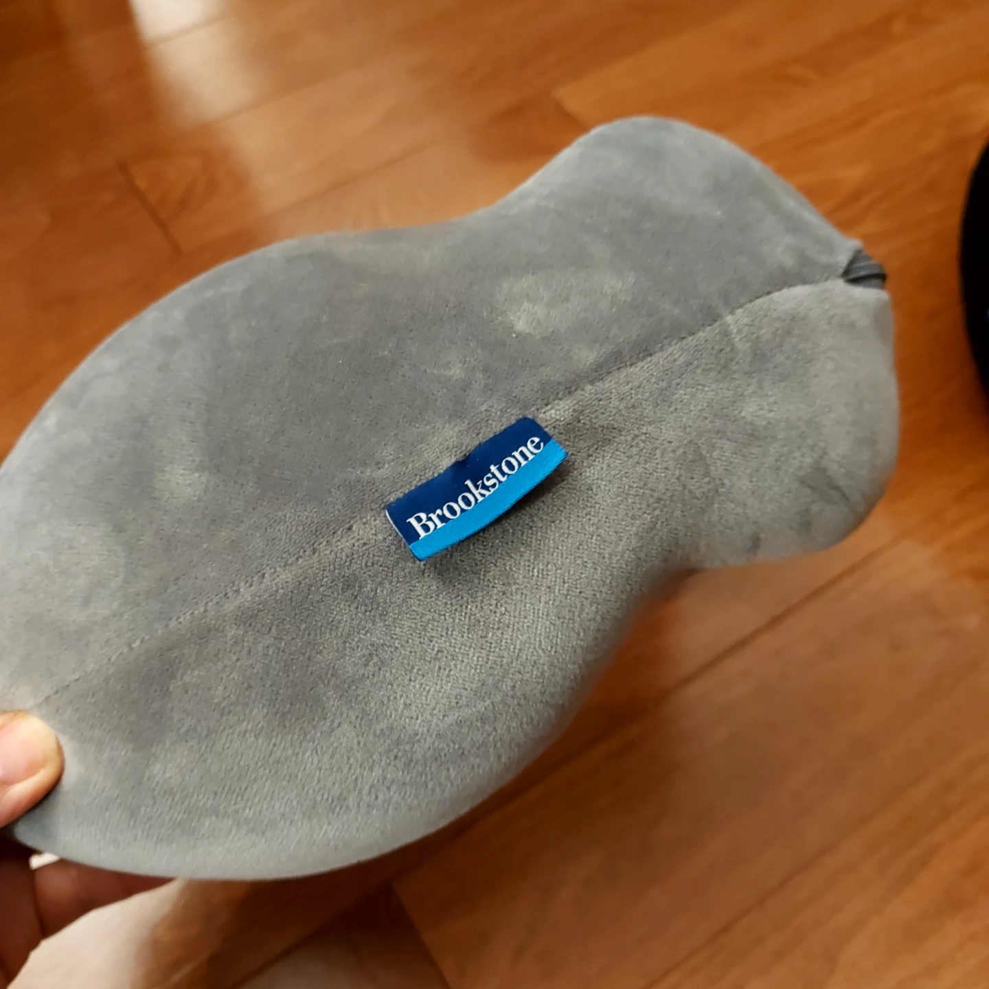 Brookstone Grey Travel Neck Pillow - photo 2