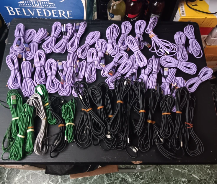 10FT Iphone Charging Cables (EACH)