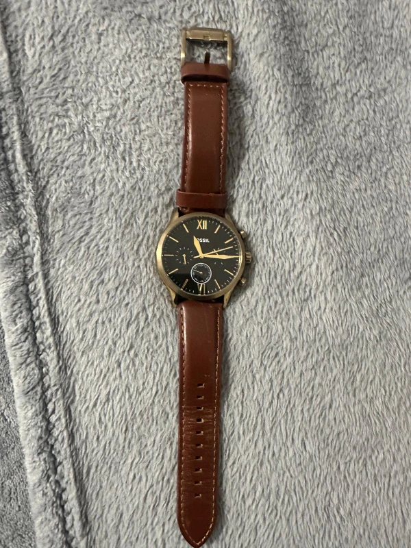 Fossil Brown Leather Watch - photo 3